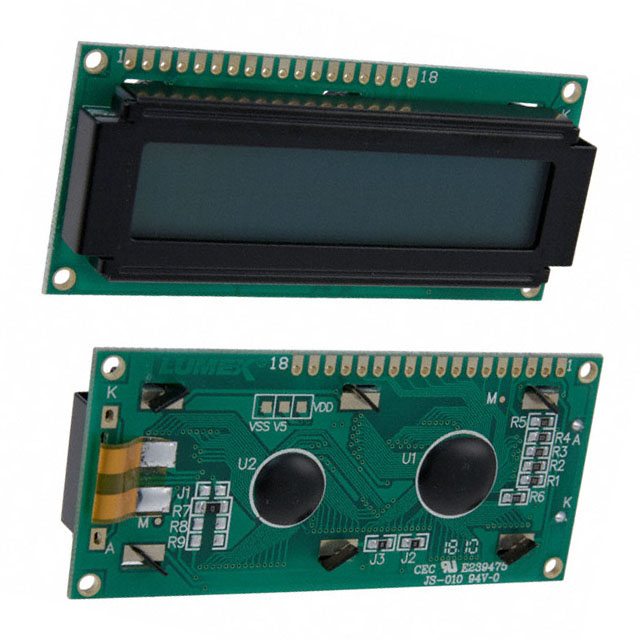 LCR-U01602DSF/AWH Lumex Opto/Components Inc.  Modules d'affichage - LCD OLED Caractères et Numériques